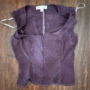 Chic Purple Button-Up Blouse